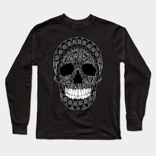 Mandala Skull Long Sleeve T-Shirt